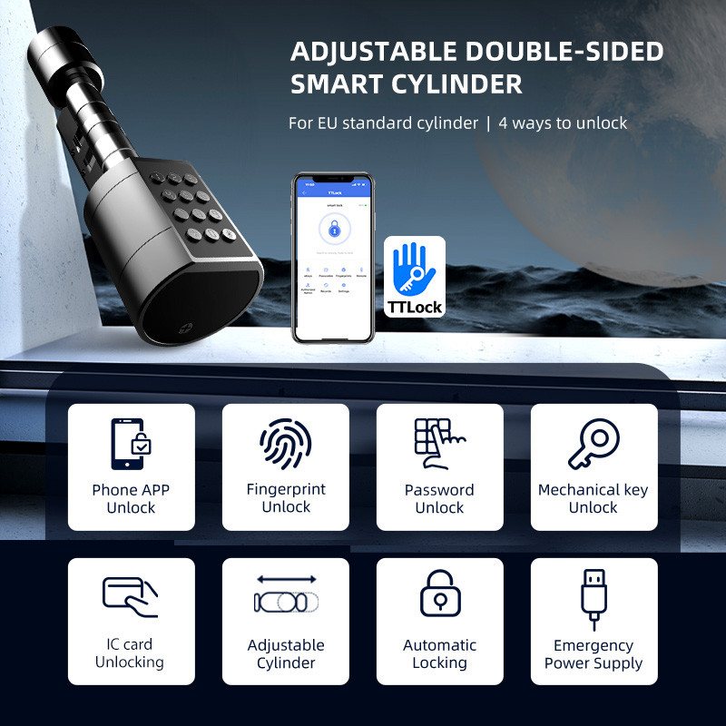 Smart Euro Cylindrical Door Lo - Home Security Guard recension och pris