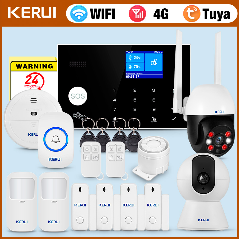KERUI 4G Alarm with Doorbell R - Home Security Ring System recension och pris
