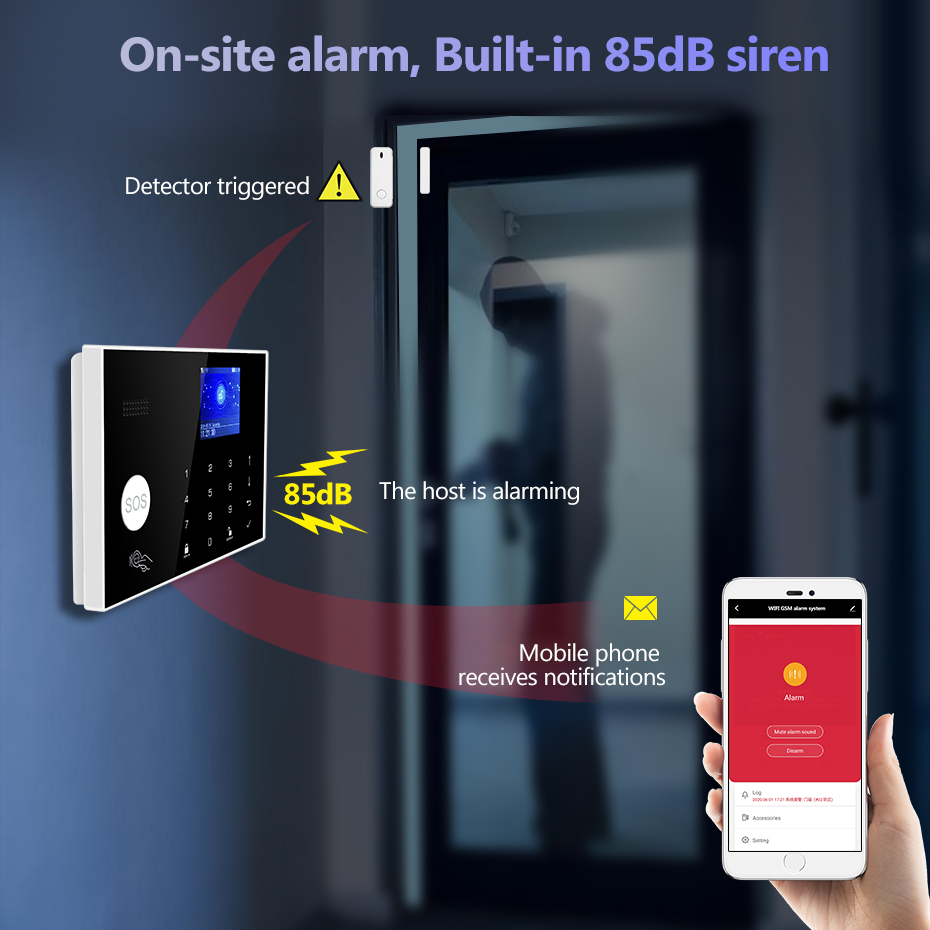 KERUI 4G Alarm with Doorbell R - Home Security Ring System recension och pris
