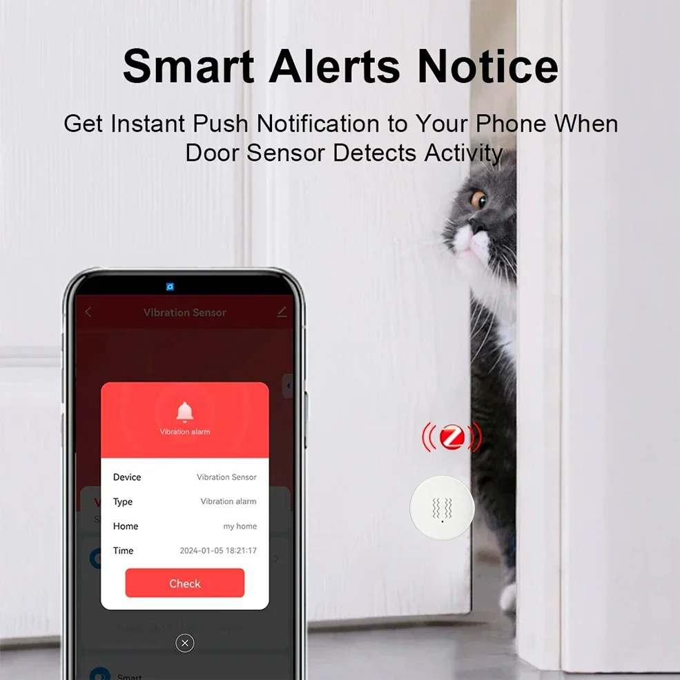 Tuya ZigBee Smart Vibration &  - Home Security System recension och pris