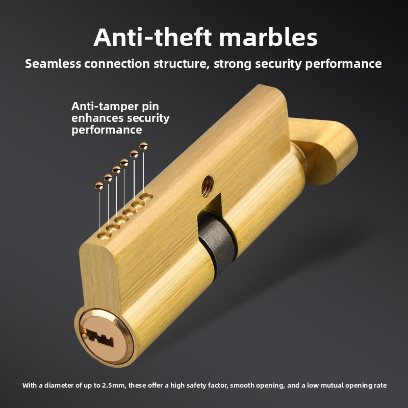Door Cylinder Lock Biased 70mm - Home Security Locks recension och pris