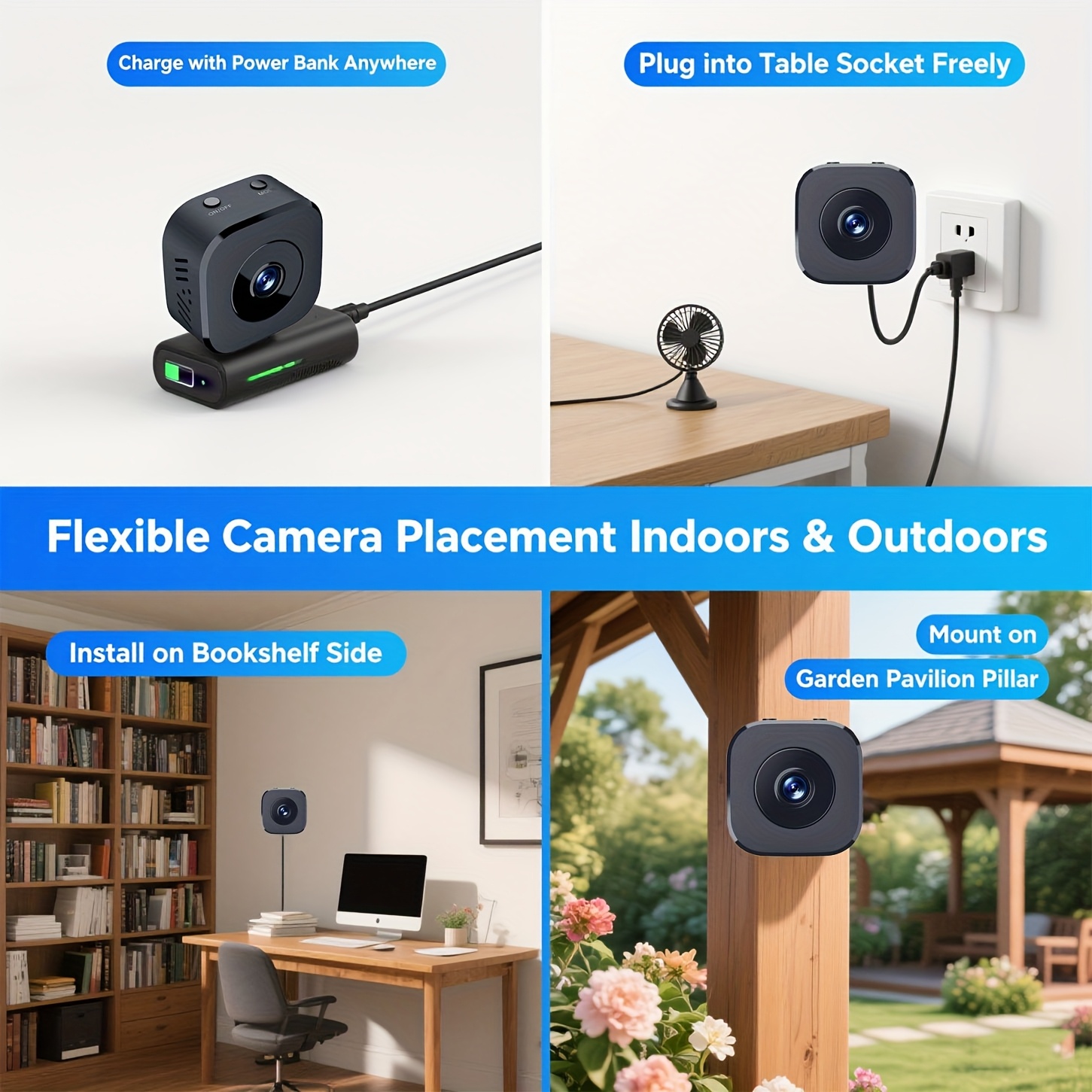 1080P HD Mini WiFi Camera Indo - Home Security Monitor recension och pris