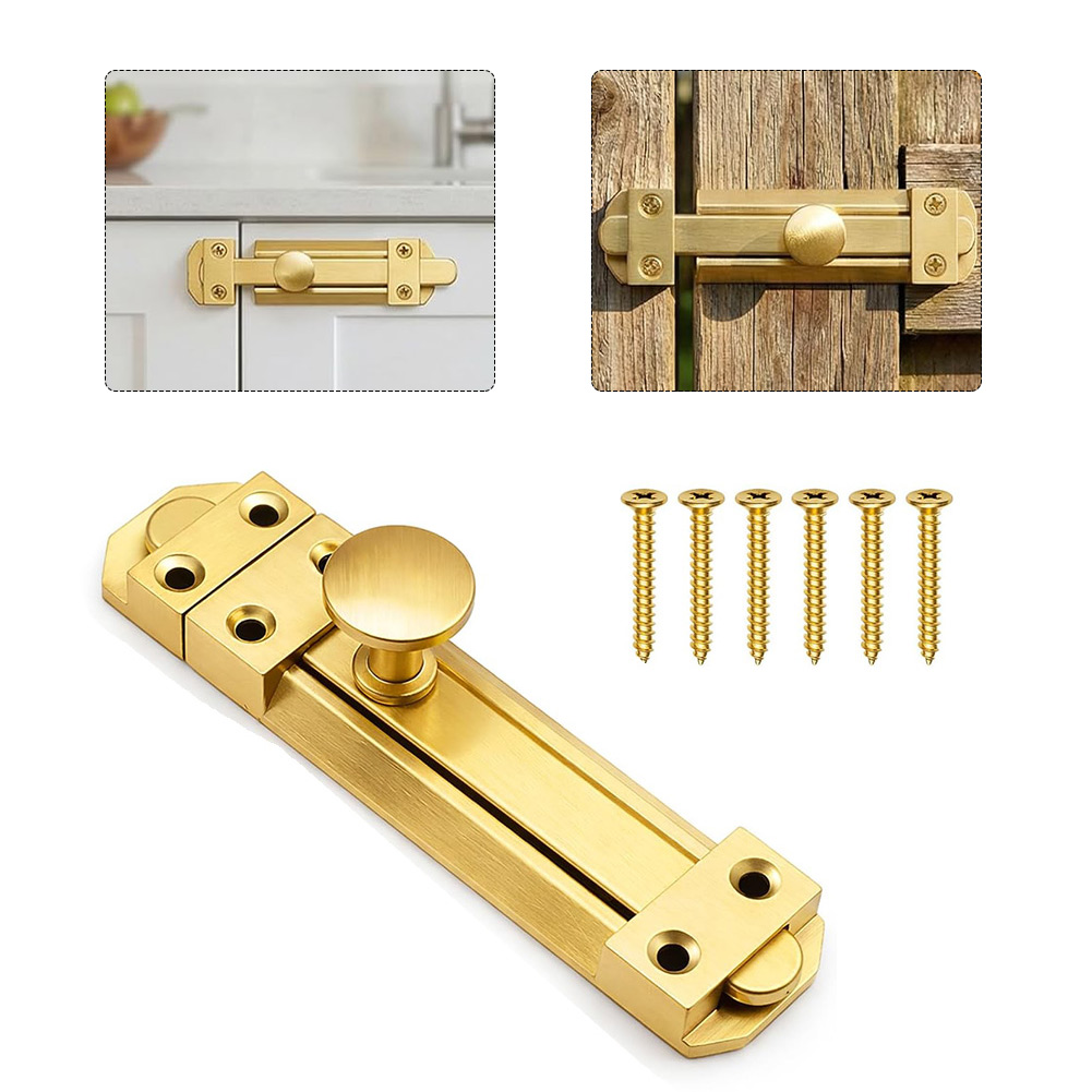 5 Inch Solid Brass Sliding Doo - Home Security Locks recension och pris