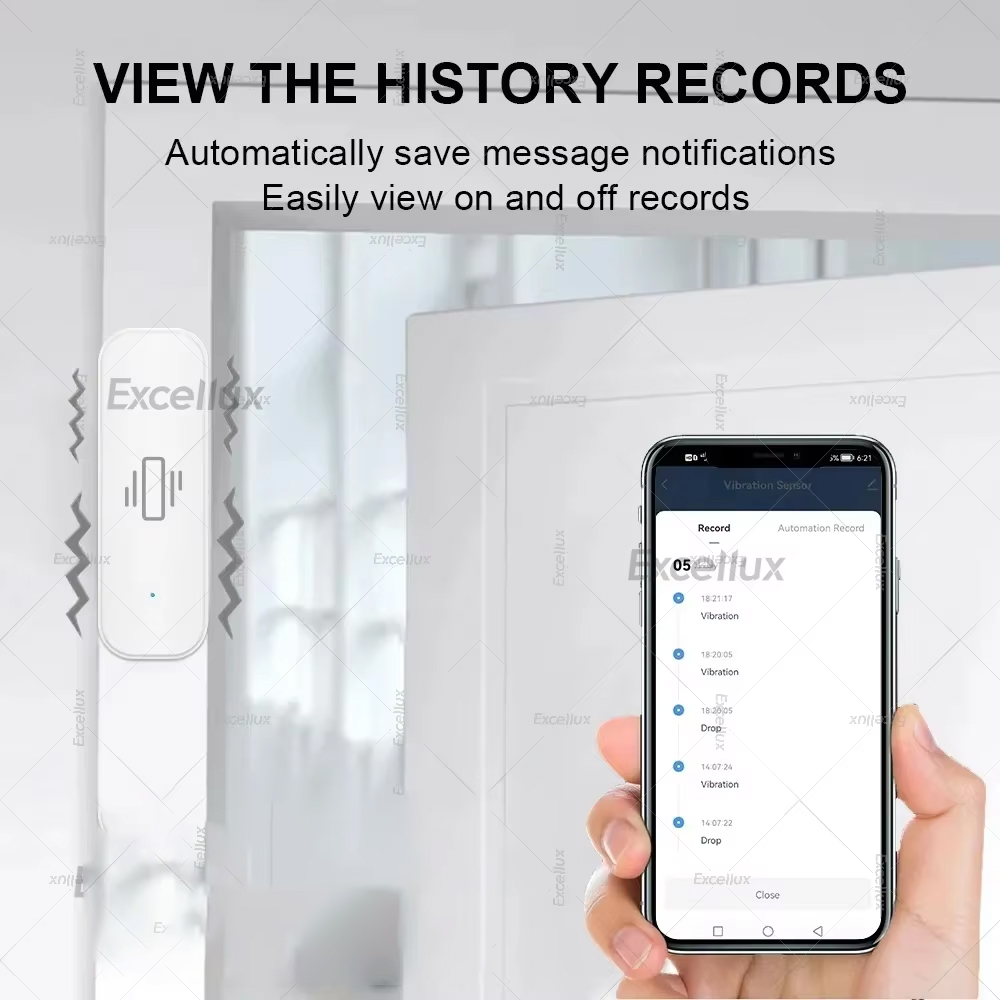 Zigbee Smart Vibration Sensor  - Home Security Alarm recension och pris