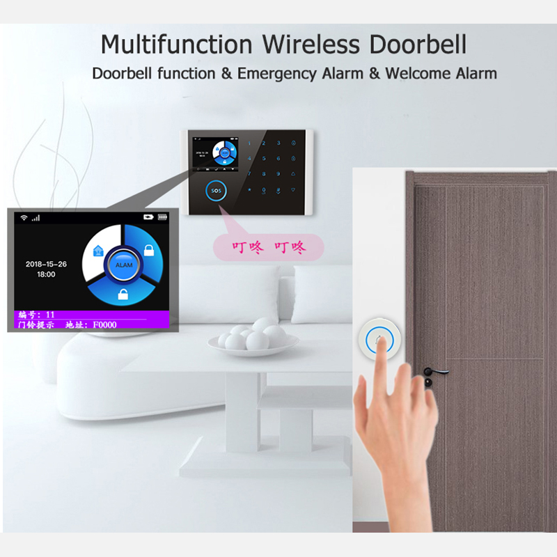 New 433MHz Wireless Doorbell D - Home Security Essential recension och pris