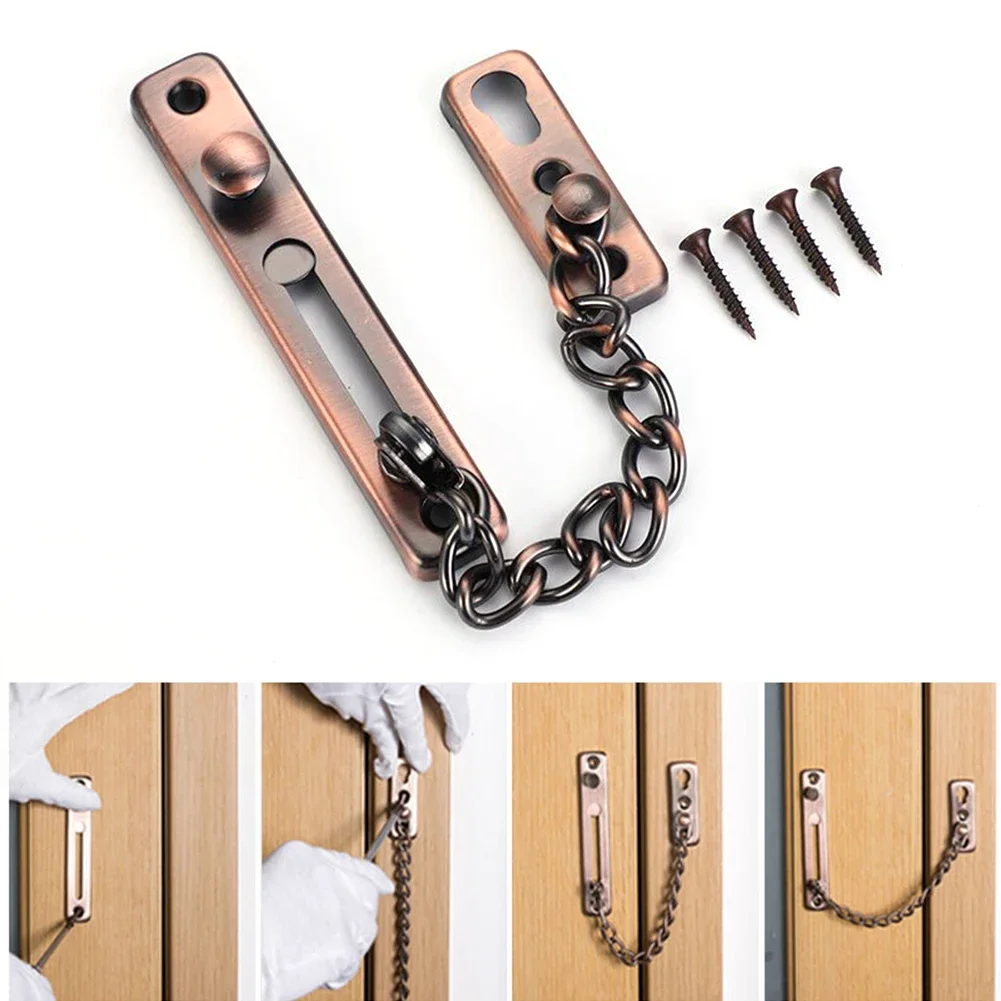 Door Chain with Lock Door Lock - Home Security Essential recension och pris