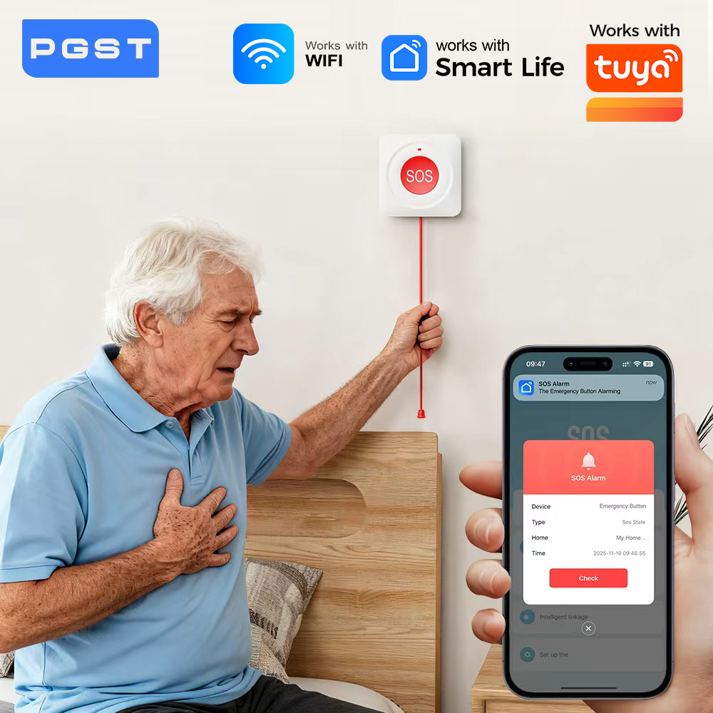 WIFI Zigbee Buttontons SOS Pus - Home Security Guard recension och pris