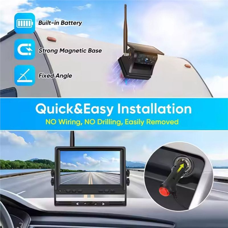 N75R-Reverse Backup Camera Wit - Camera Solar Wireless recension och pris