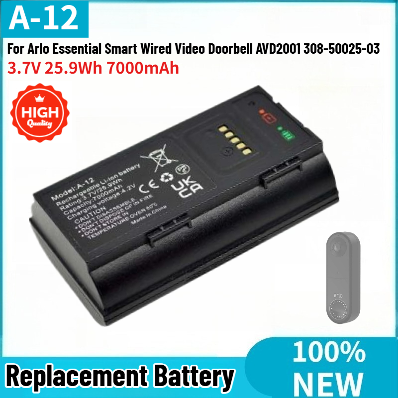 A-12 High Quality Battery 3.7V - Home Security Essential recension och pris
