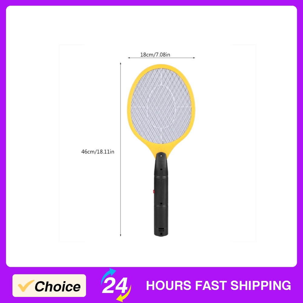 Cordless Electric Mosquito Swa - Home Security Fence recension och pris