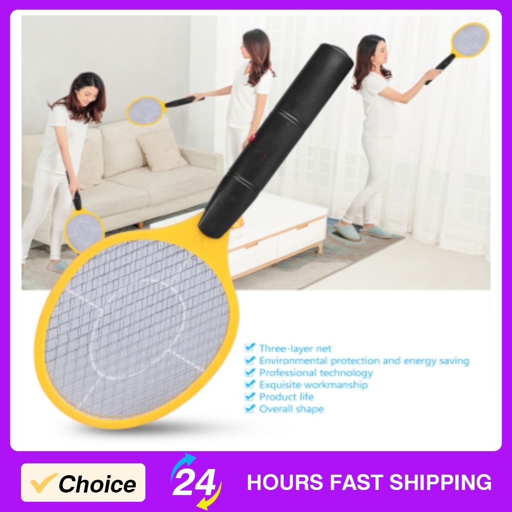 Cordless Electric Mosquito Swa - Home Security Fence recension och pris