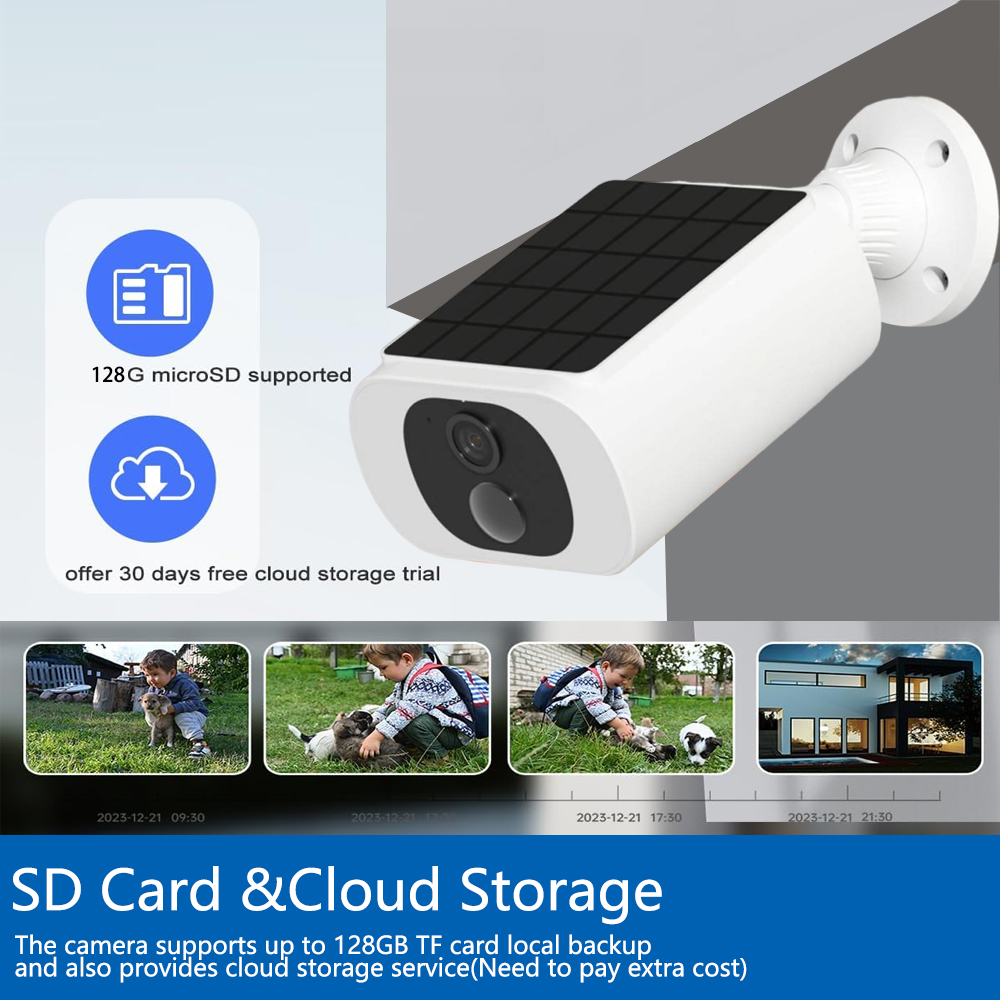 Tuya 5MP Solar Security Camera - Home Security Wireless Cameras recension och pris