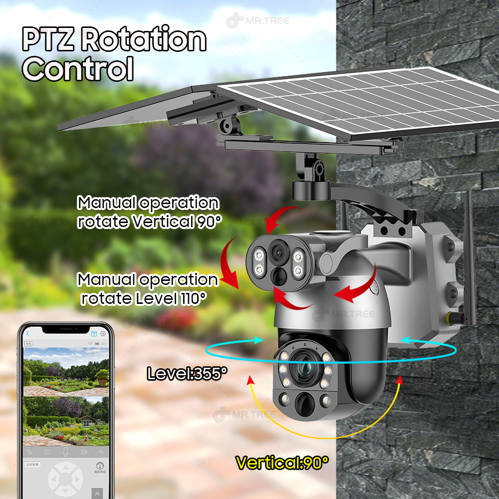 4K 50X Optical Zoom Dual Lens  - Ip Camera Outdoor 4K recension och pris
