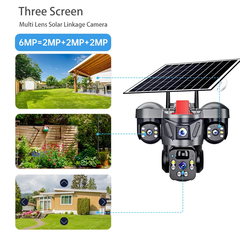 KERUI Outdoor PTZ 6MP 4G SIM W - Home Security Product recension och pris