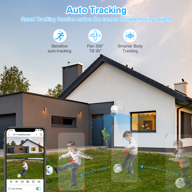 Smar 3MP Wireless CCTV Securit - Home Security Blink recension och pris