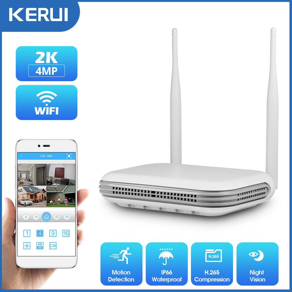 KERUI 2K 4MP Outdoor Full HD S - Home Security Monitor recension och pris