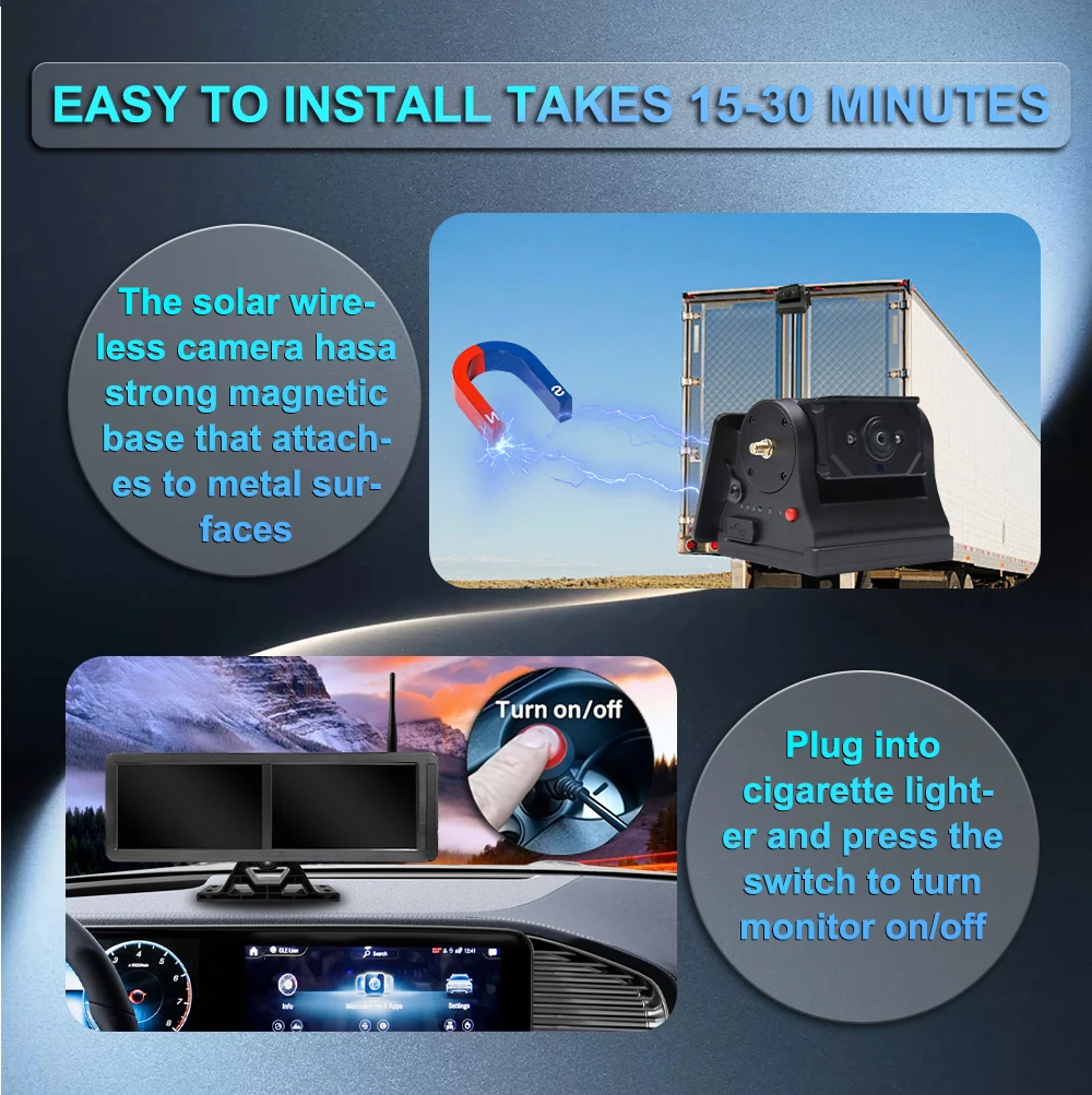 15.6 Inch Android Auto Carpaly - Camera Solar Wireless recension och pris