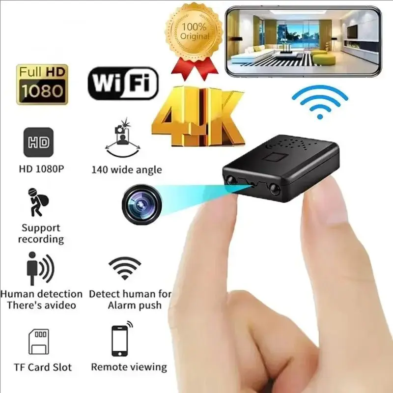 XD Mini Camera Full HD 4K WiFi - Home Security No Wifi Needed recension och pris