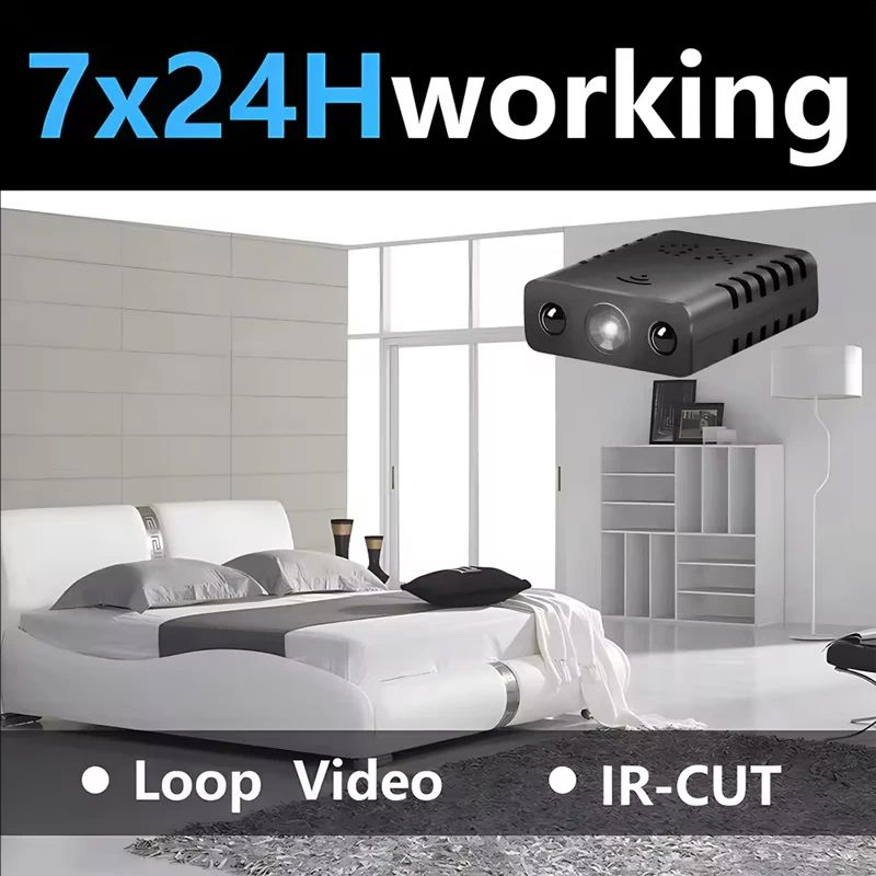 XD Mini Camera Full HD 4K WiFi - Home Security No Wifi Needed recension och pris