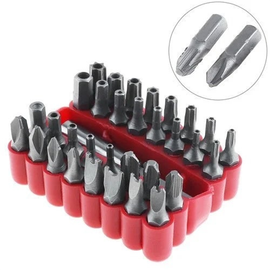 33pc Professional Security Bit - Home Security Essential recension och pris