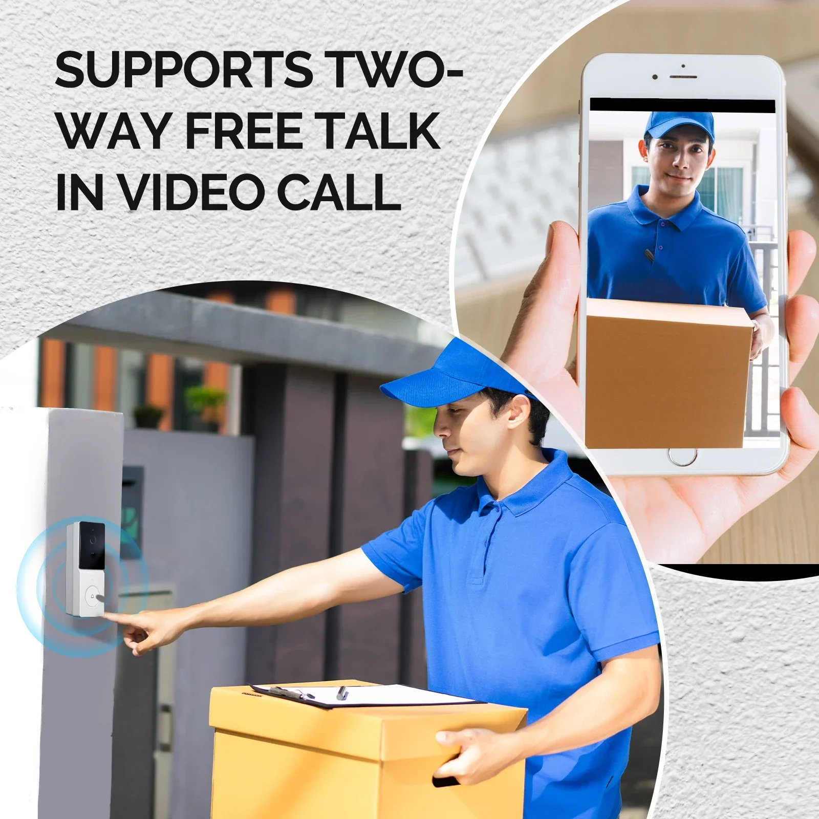 MOES Tuya Smart WiFi Video Doo - Home Security Product recension och pris