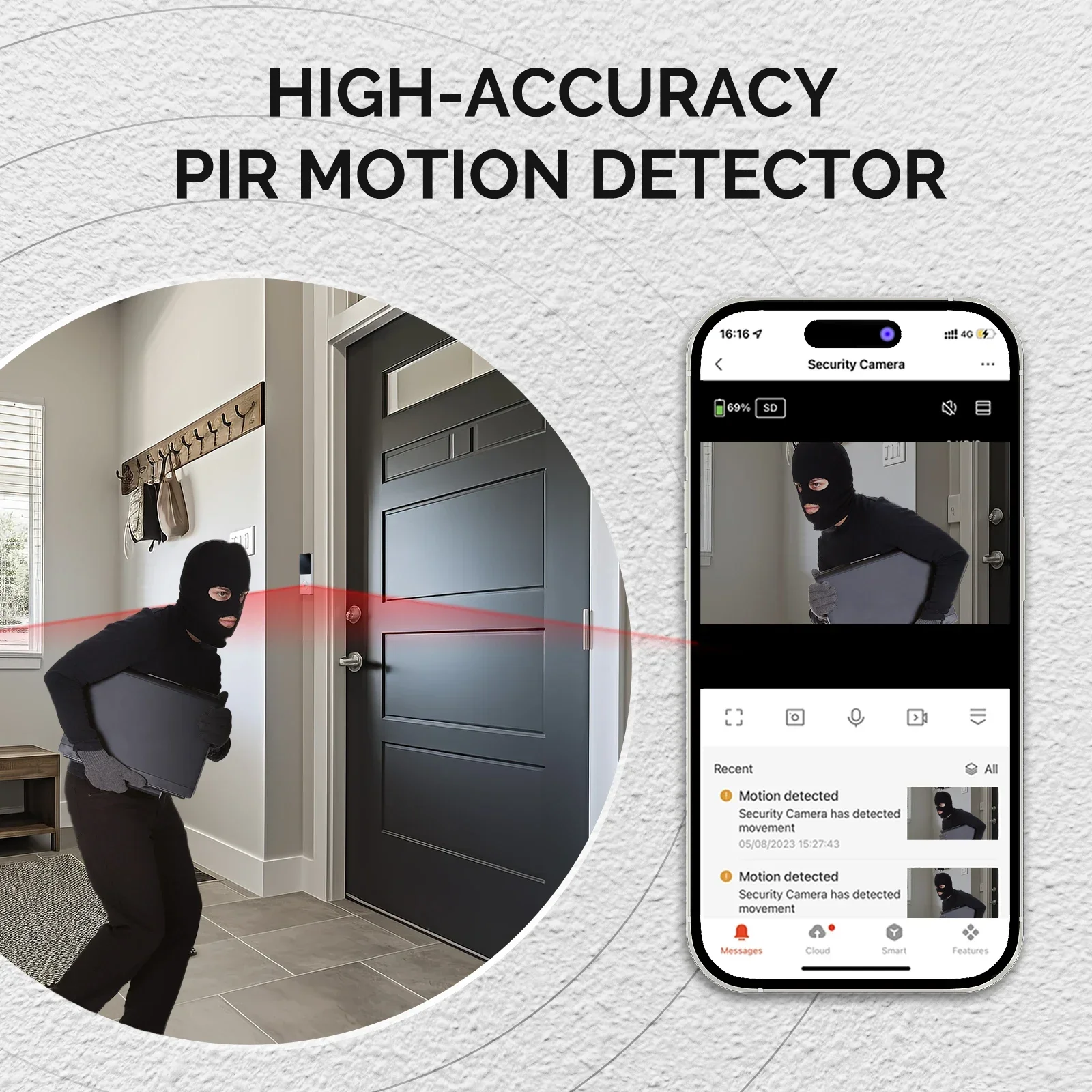 MOES Tuya Smart WiFi Video Doo - Home Security Product recension och pris
